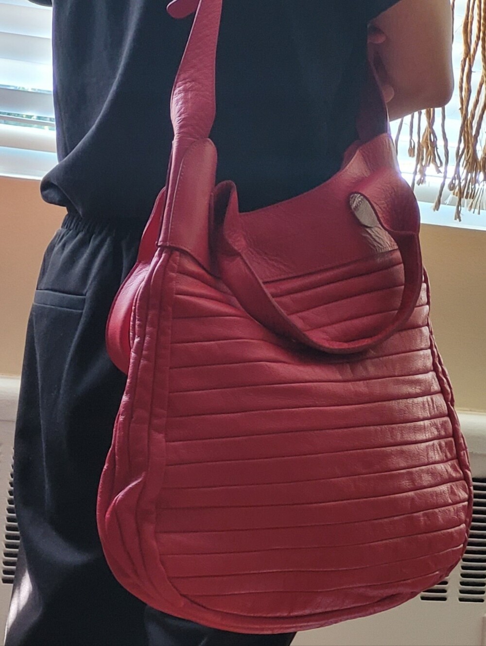 NOS Denis Gagnon x Fullum & Holt Red Quilted Tote